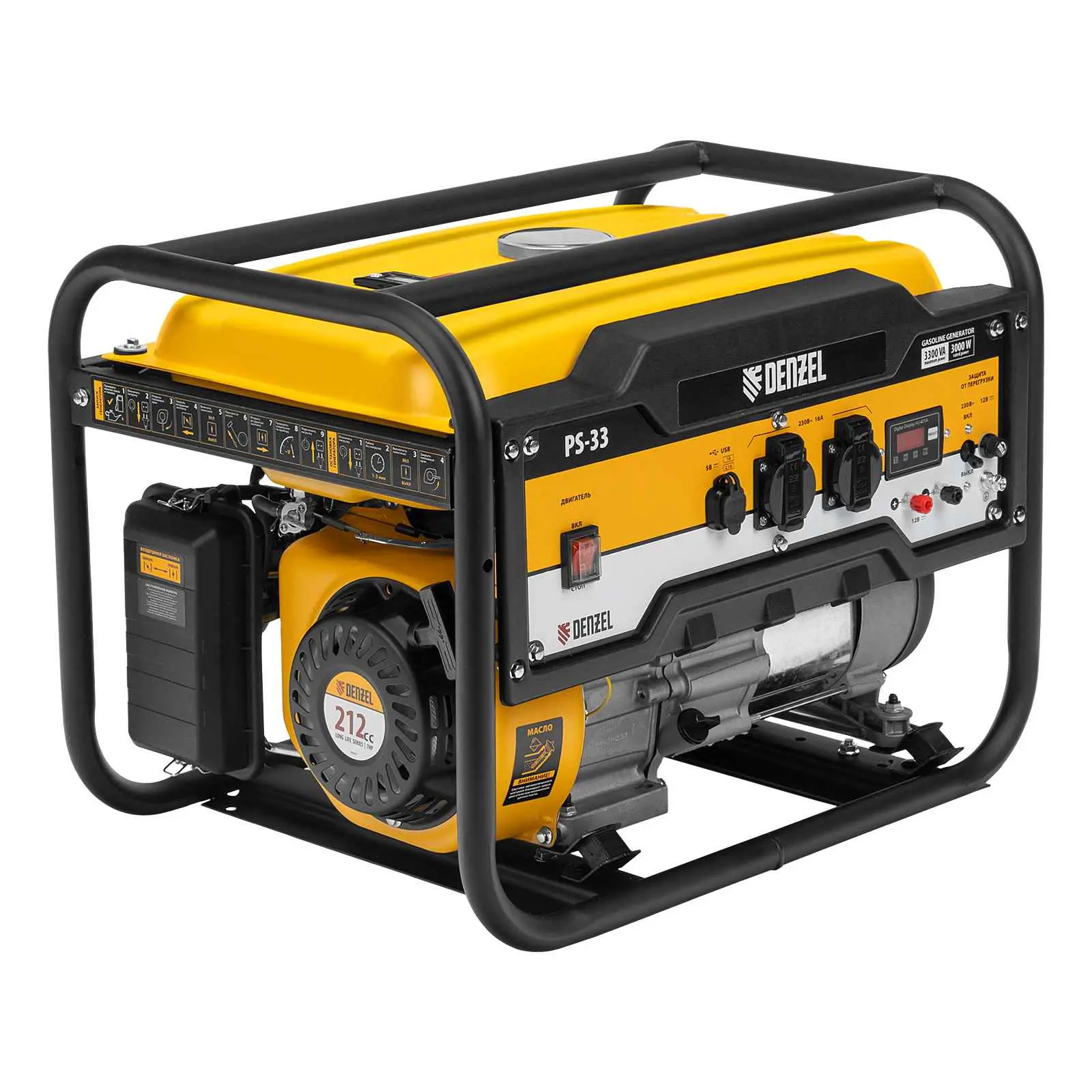 Генератор бензиновый Denzel PS 33