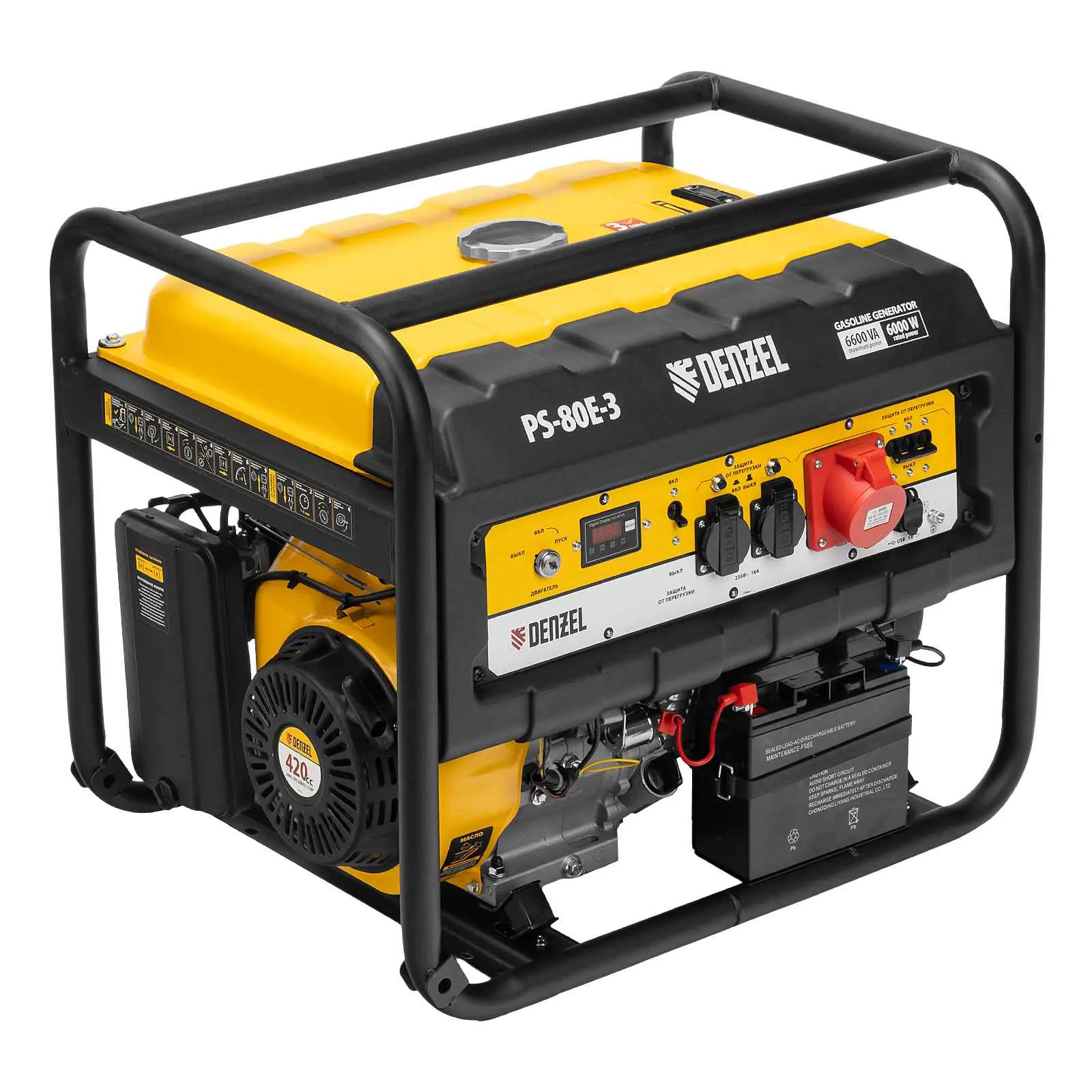 Генератор бензиновый Denzel PS 80 E-3