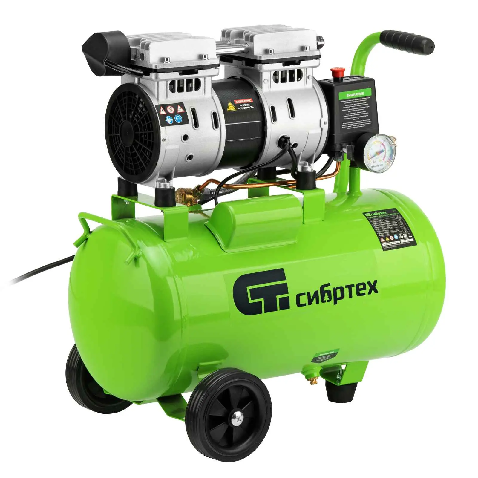 Компрессор воздушный Сибртех МБ 1100/24