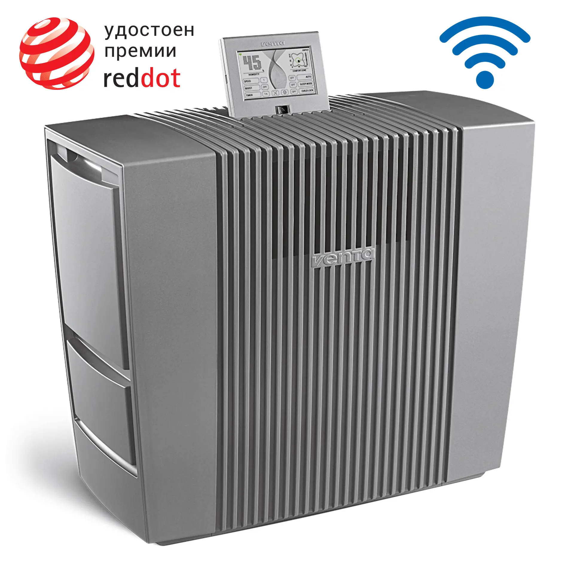Мойка воздуха Venta LW62 WiFi (серая)