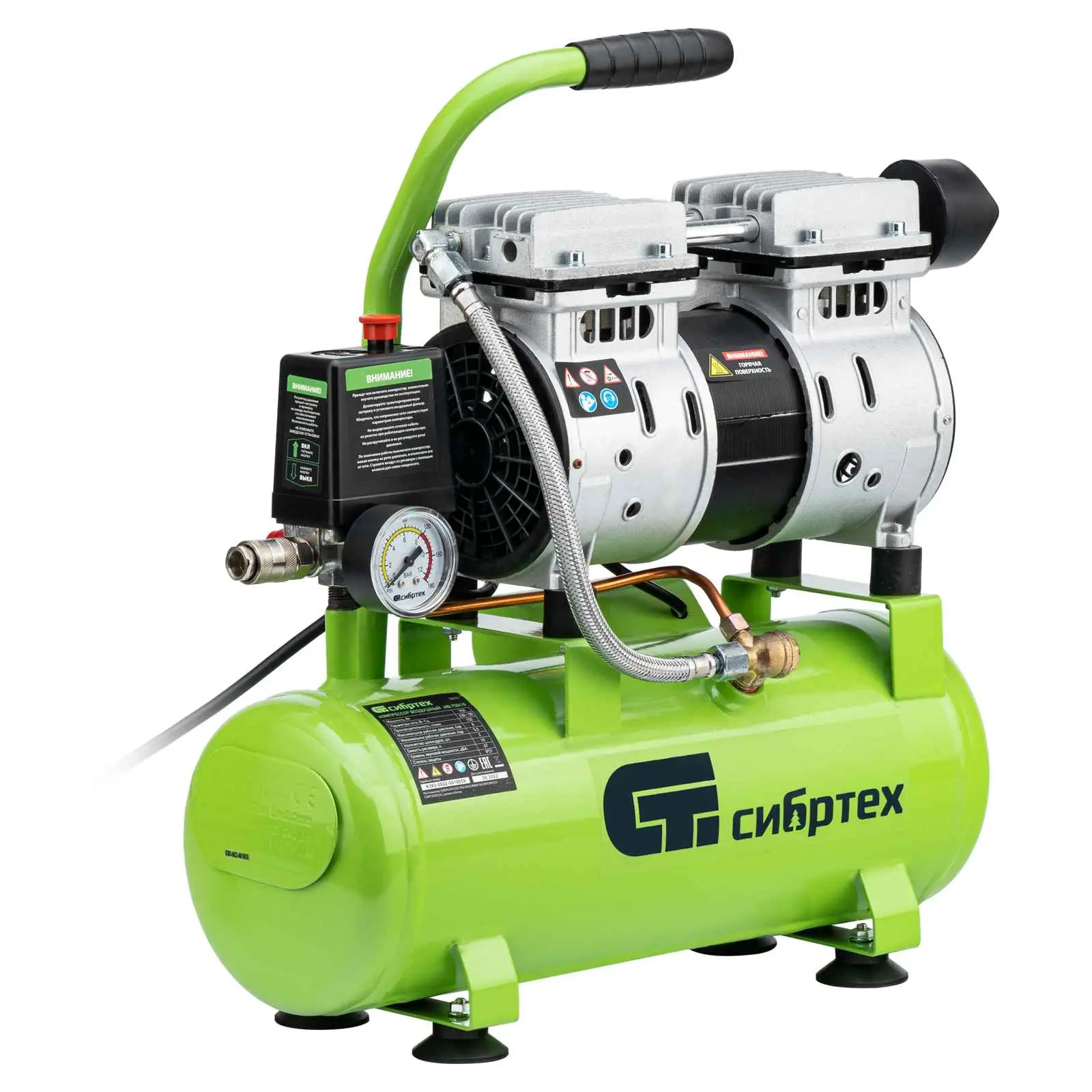 Компрессор воздушный Сибртех МБ 750/10