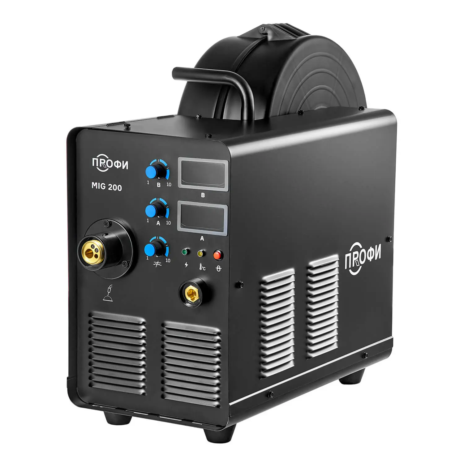 Аппарат инверторный полуавтоматический сварки ПТК ПРОФИ MIG 200 SYN LED